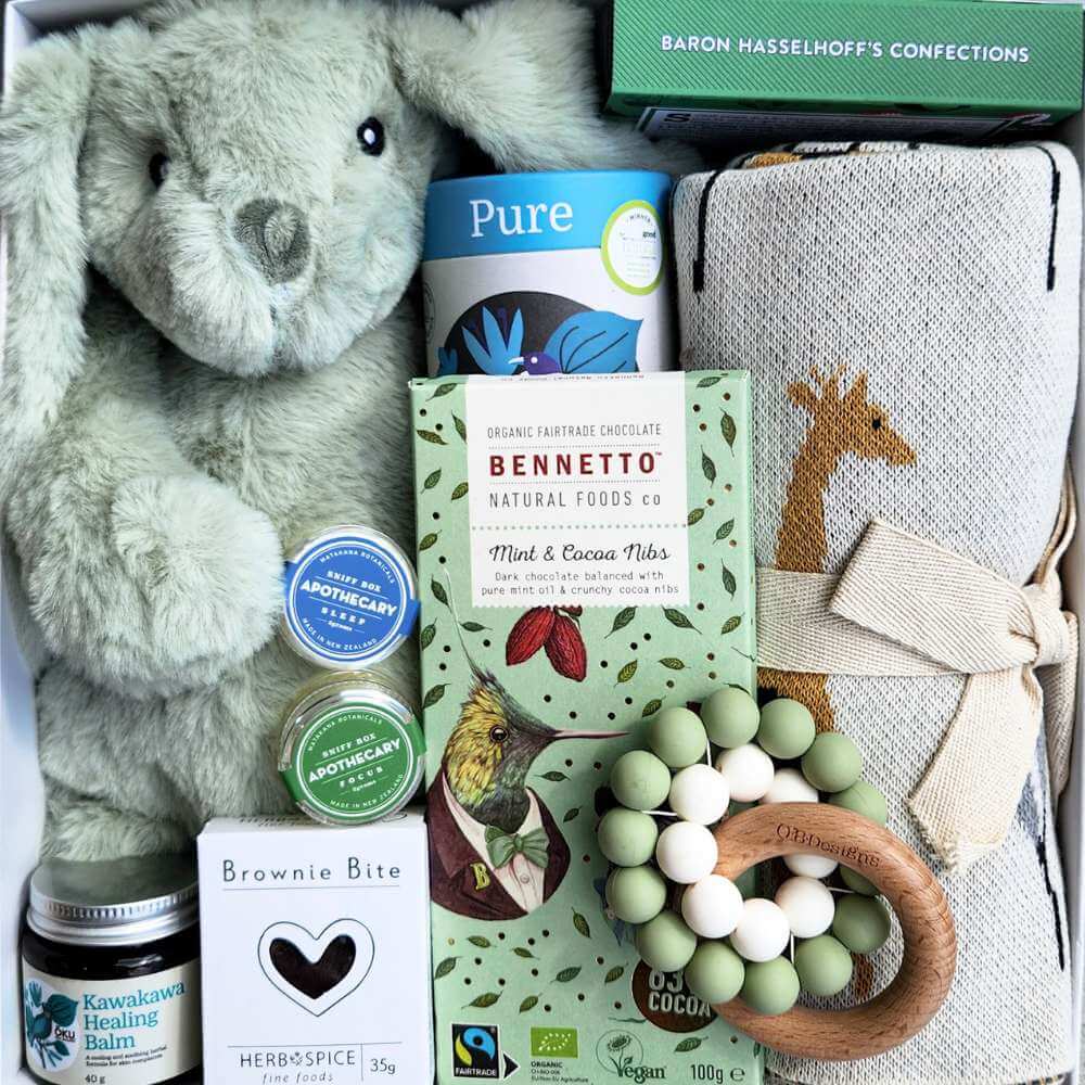 Deluxe Baby Boy On The Way Gift Box - Funky Gifts NZ