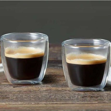 Double Wall Coffee Glass 250ml - Funky Gifts NZ
