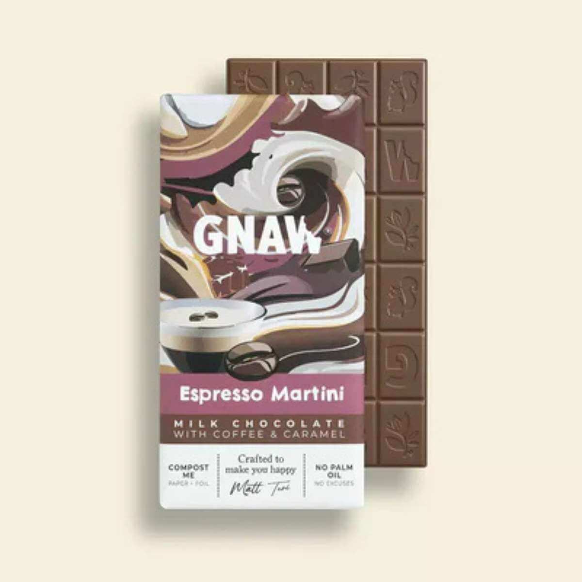 Espresso Martini Coffee Milk Chocolate Bar - Funky Gifts NZ