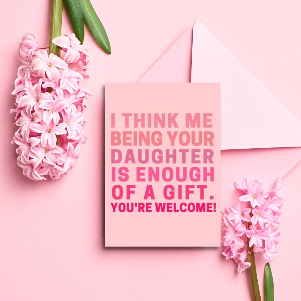 Greeting Card - You're Welcome Mum - Funky Gifts NZ