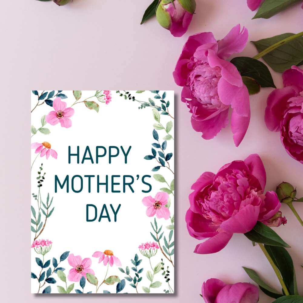 Mother's Day Greeting Card - Happy Mother's Day - Funky Gifts NZ