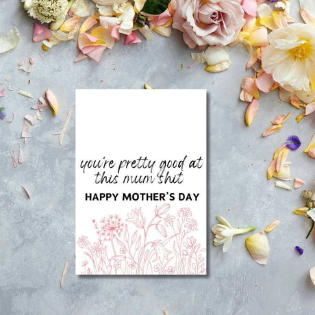 Mother's Day Greeting Card - This Mum Shit - Funky Gifts NZ