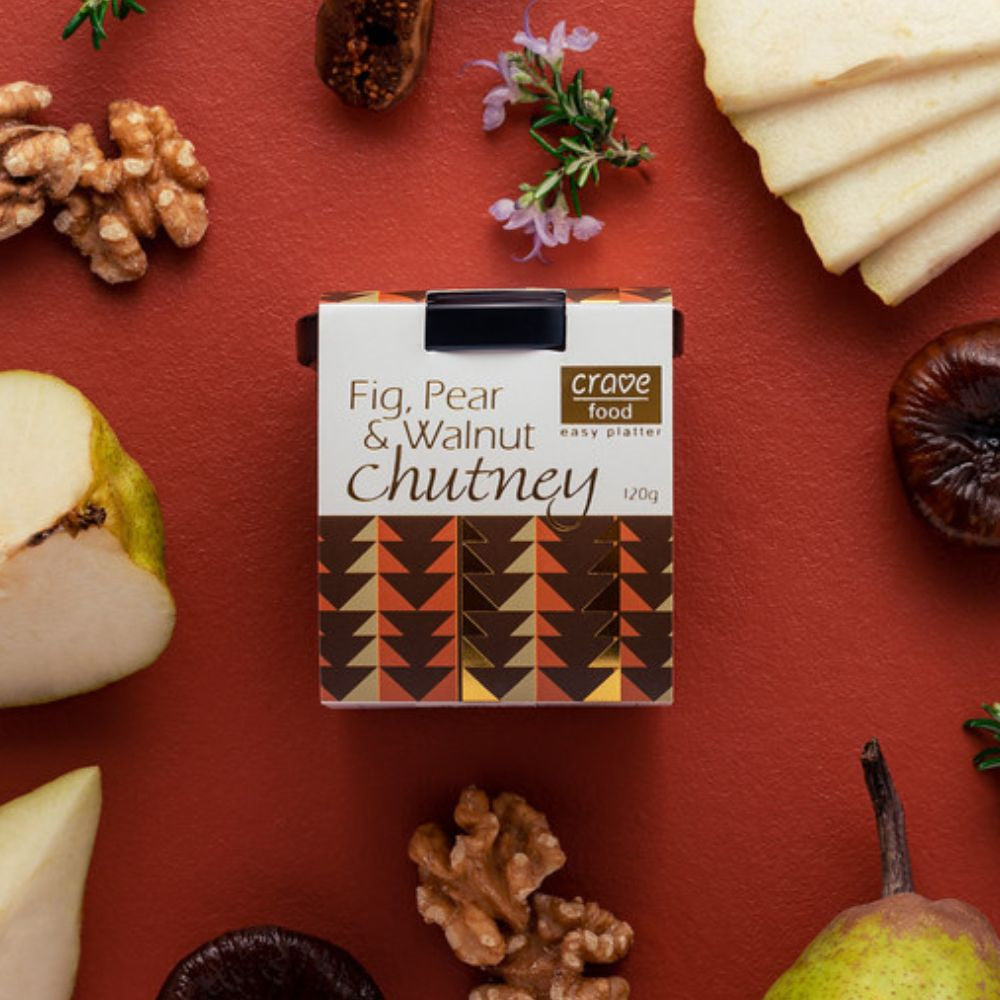 Fig, Pear & Walnut Chutney - Funky Gifts NZ