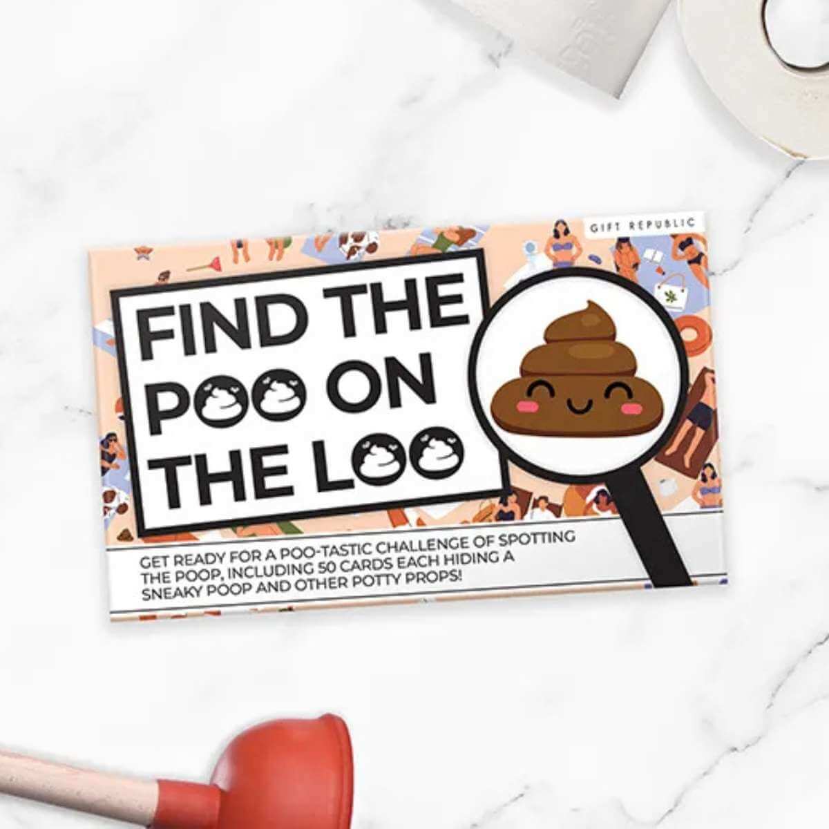 Find the Poo on the Loo Cards - Funky Gifts NZ