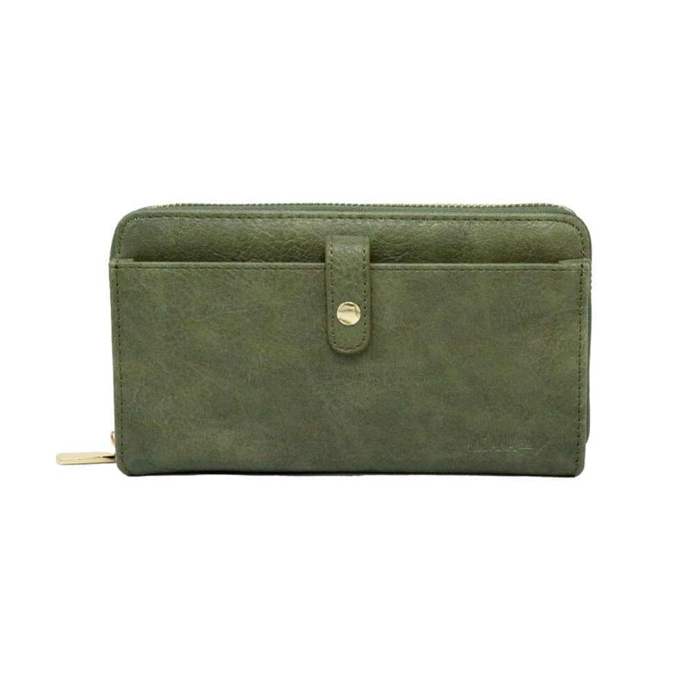 Fitzroy Wallet - Olive - Funky Gifts NZ