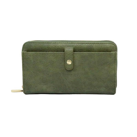 Fitzroy Wallet - Olive - Funky Gifts NZ