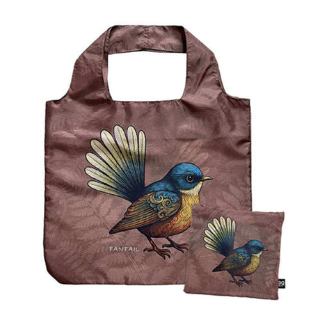 NZ Fold Out Bag - Nest Fantail - Funky Gifts NZ