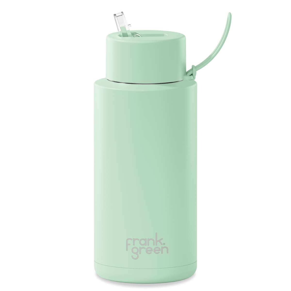 Reusable 34oz Straw Bottle - Mint Gelato - Funky Gifts NZ