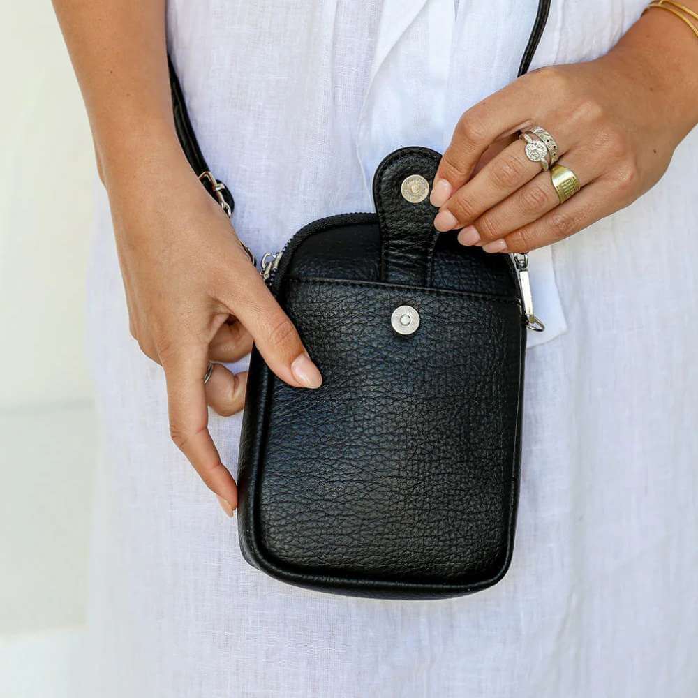 Mini Crossbody - Black - Funky Gifts NZ