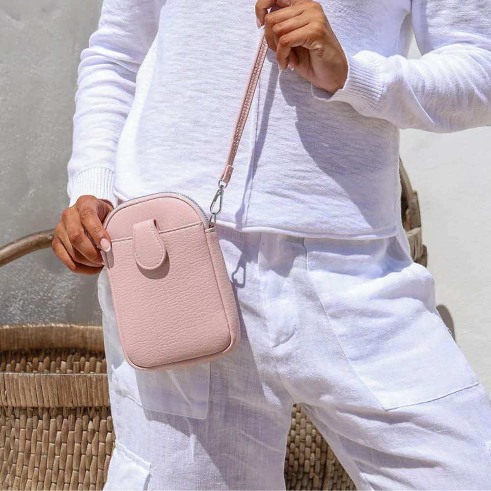 Mini Crossbody - Blush Pink - Funky Gifts NZ
