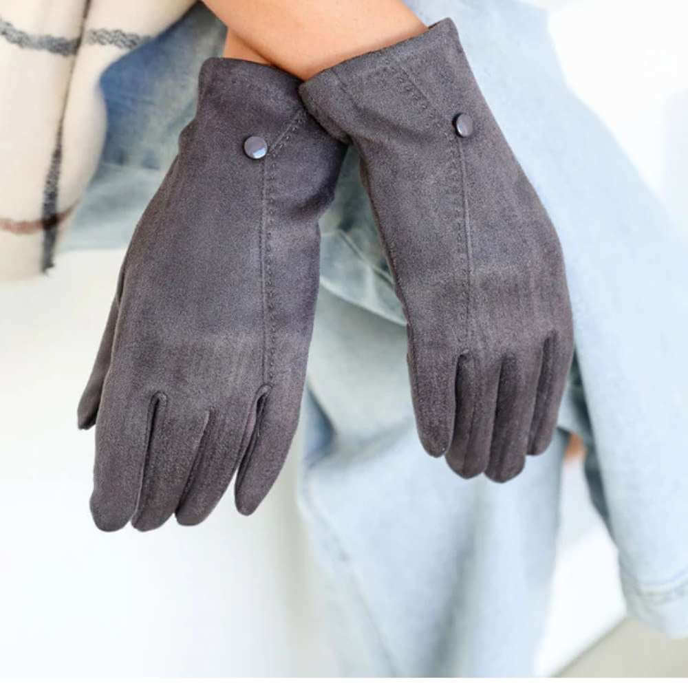 Stretch Gloves - Grey - Funky Gifts NZ