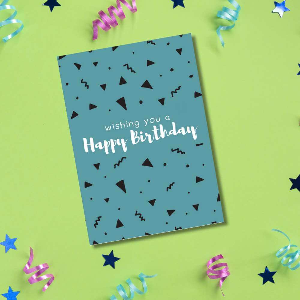 Greeting Card - Wishing You Happy Birthday - Funky Gifts NZ