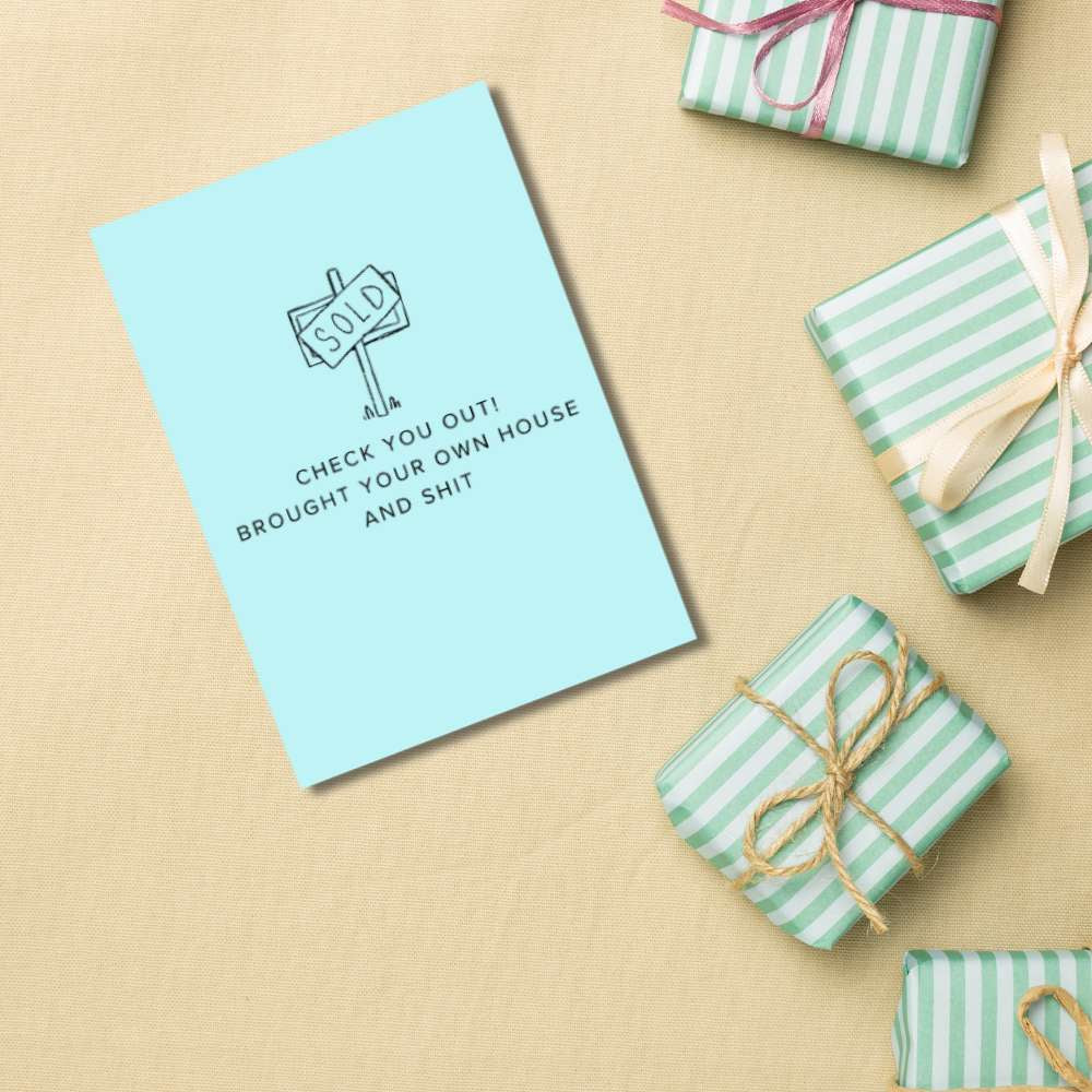 Greeting Card - Check You Out - Funky Gifts NZ
