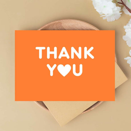 Greeting Card - Thank You Heart - Funky Gifts NZ