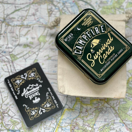 Gentlemen's Hardware - Campfire Survival Playing Cards - Funky Gifts NZ