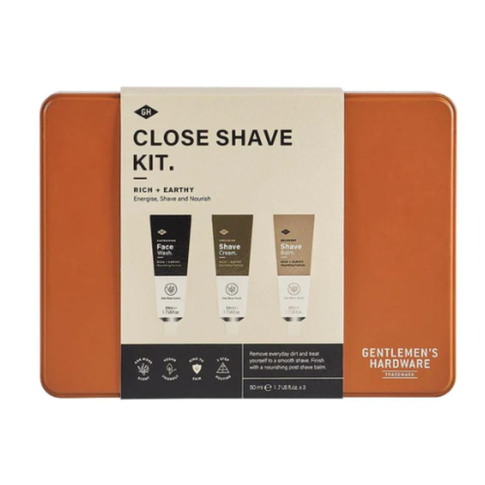 Gentlemen's Hardware - Close Shave Kit - Funky Gifts NZ