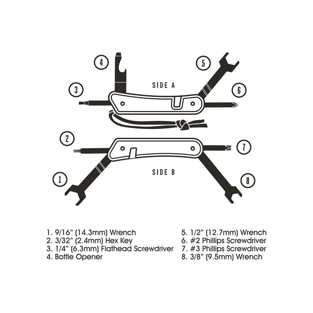 Gentlemen's Hardware - Adrenaline Multi-Tool No.311 - Funky Gifts NZ