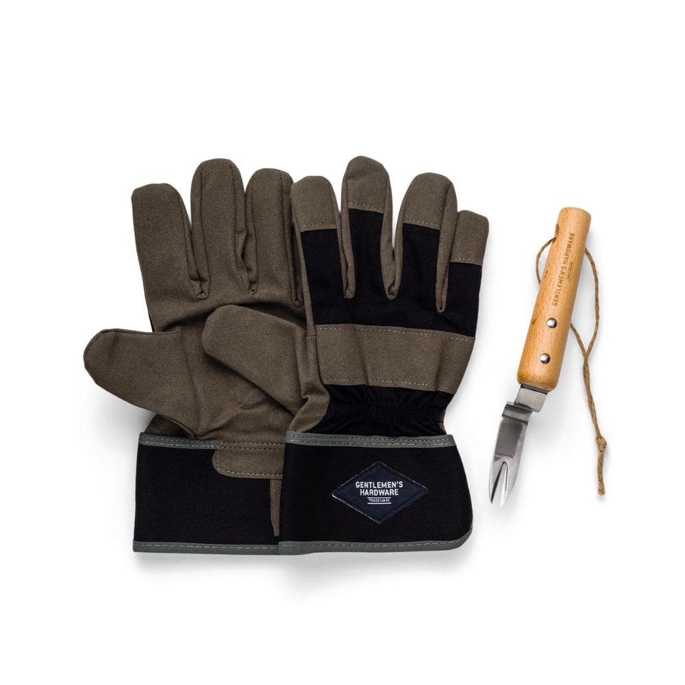 Gentlemen's Hardware Leather Gloves & Root Lifter Set - Funky Gifts NZ