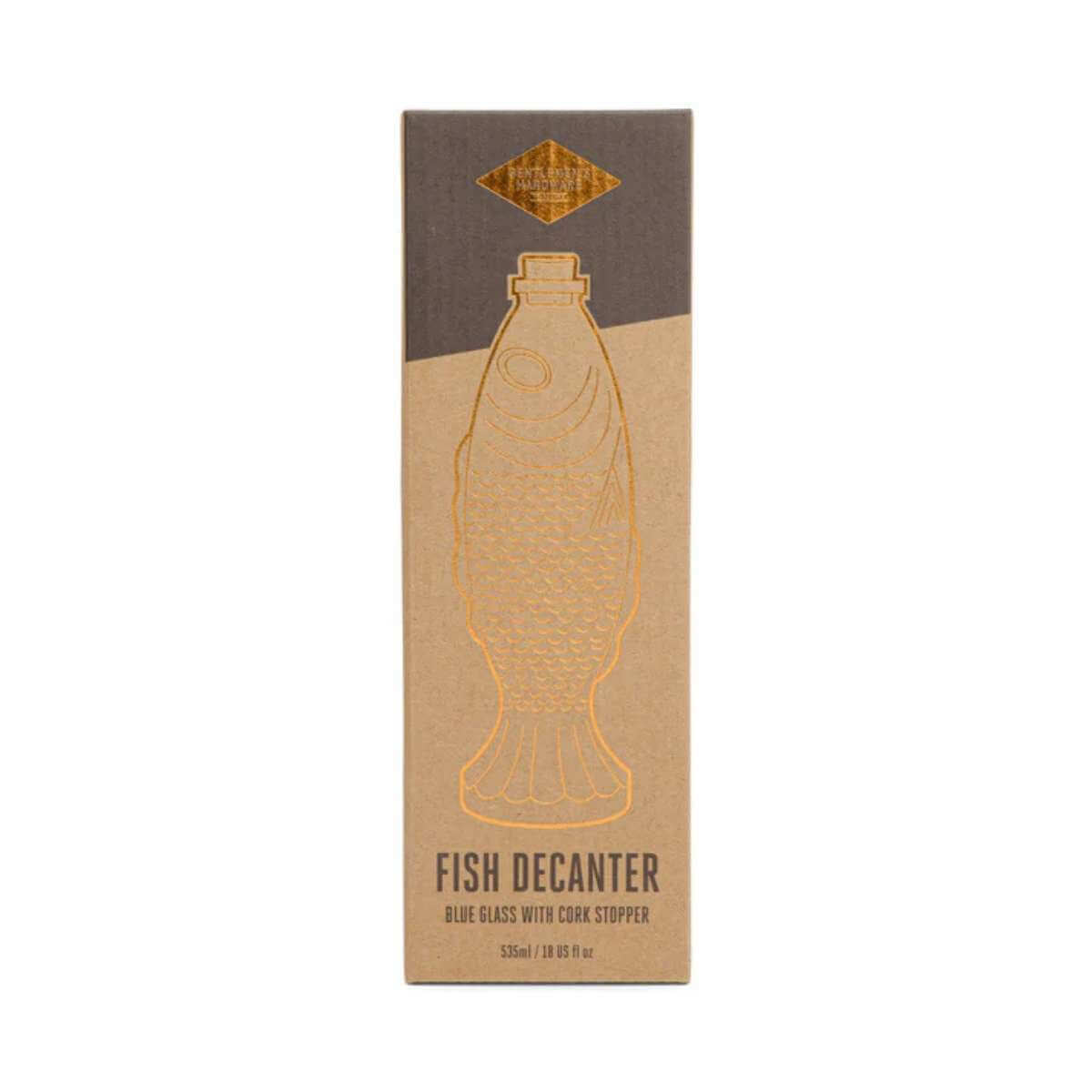 Gentlemen's Hardware - Fish Decanter - Funky Gifts NZ