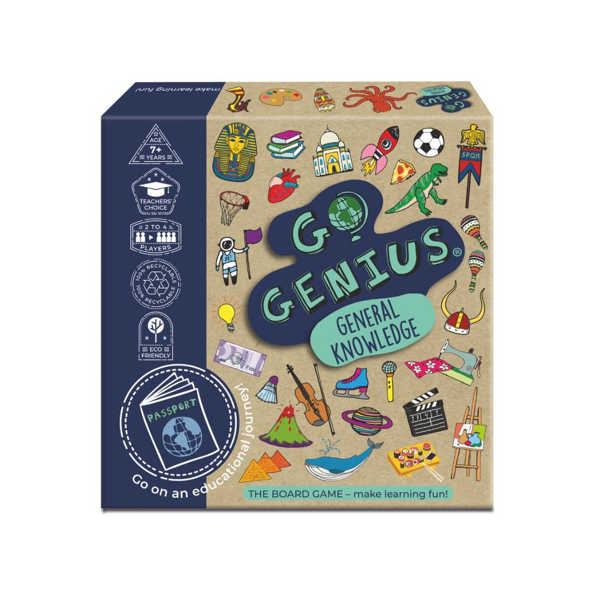 Go Genius Board Game - General Knowledge - Funky Gifts NZ