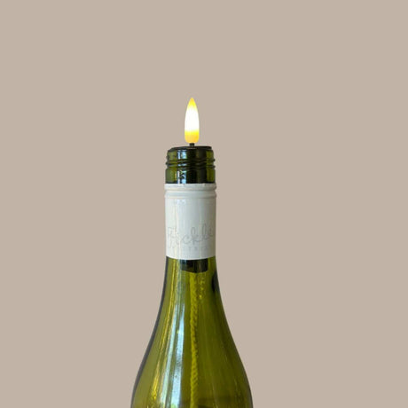 Gold Bottle Flame with Wick - Funky Gifts NZ