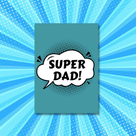 Greeting Card - Super Dad - Funky Gifts NZ
