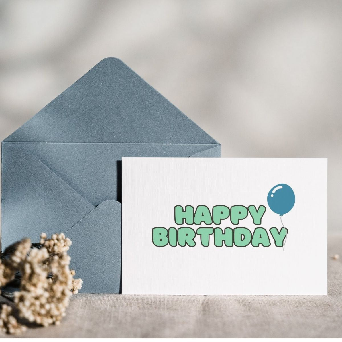 Greeting Card - Balloon - Funky Gifts NZ