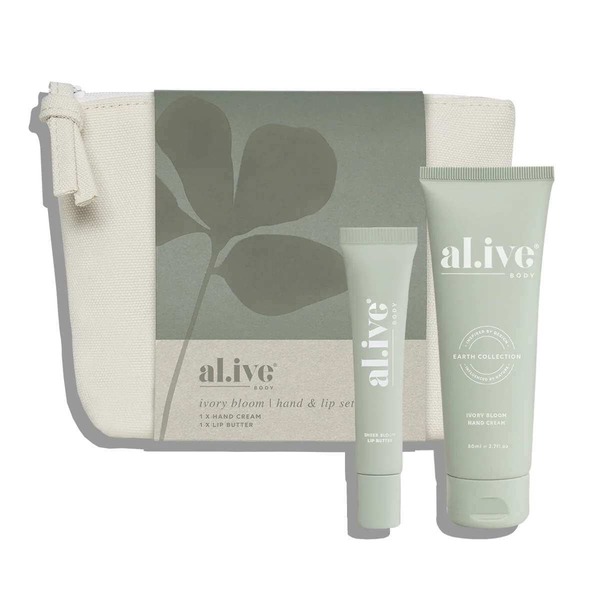 Al.ive Body Hand and Lip Set - Ivory Bloom - Funky Gifts NZ
