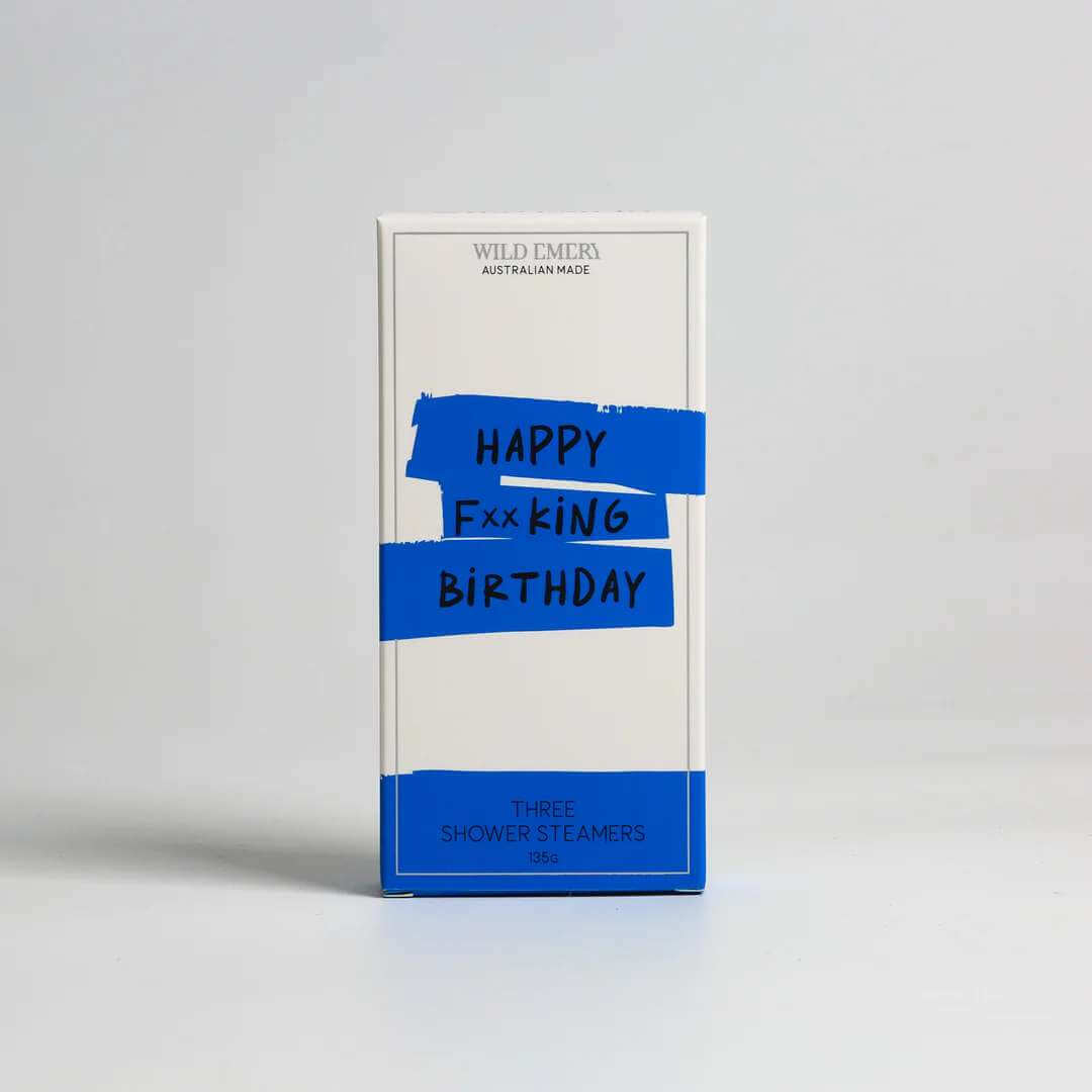 Happy F*cking Birthday - Shower Steamer 3pk - Funky Gifts NZ