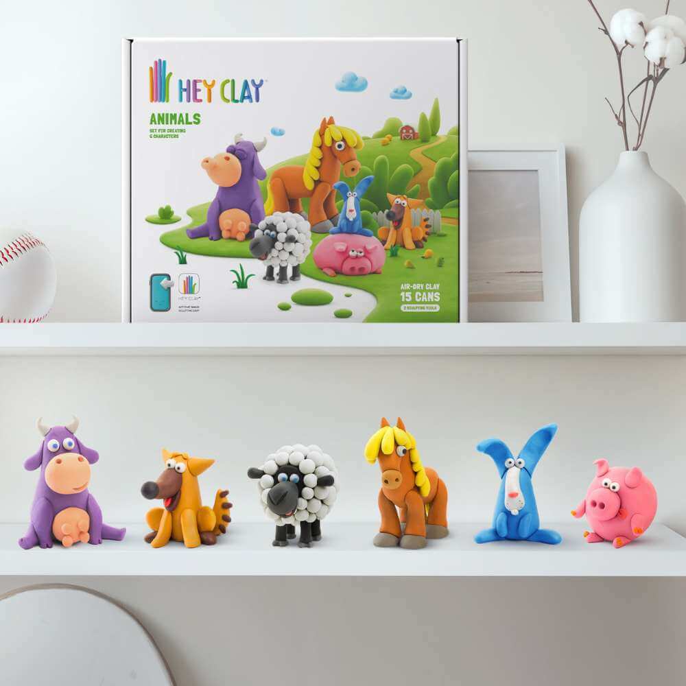 Hey Clay - Animals- - Funky Gifts NZ