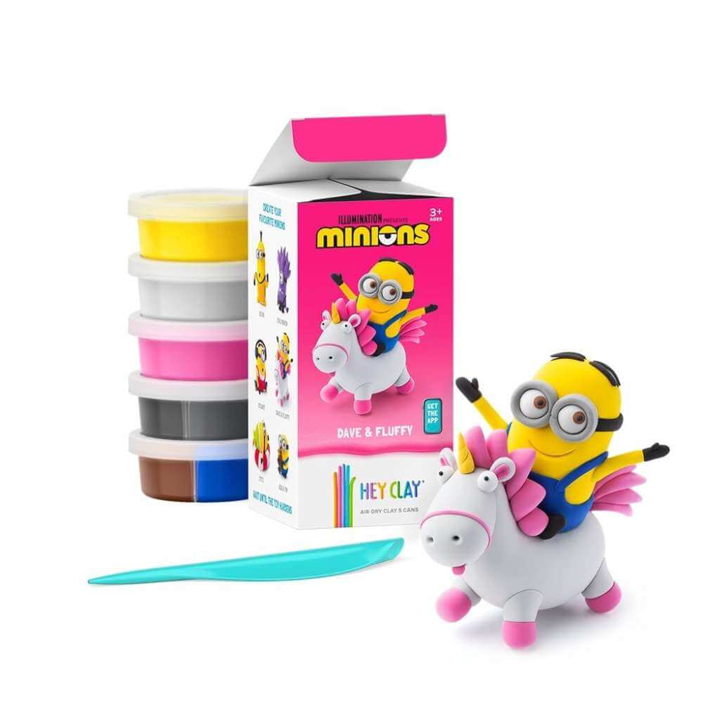 Hey Clay - Minions-- Dave & Fluffy - Funky Gifts NZ
