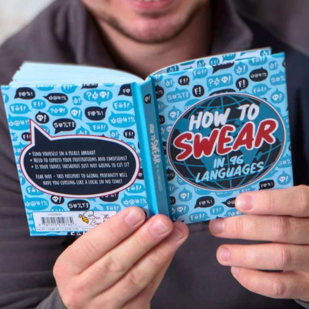 How To Swear in 96 Languages Gift Book - Funky Gifts NZ