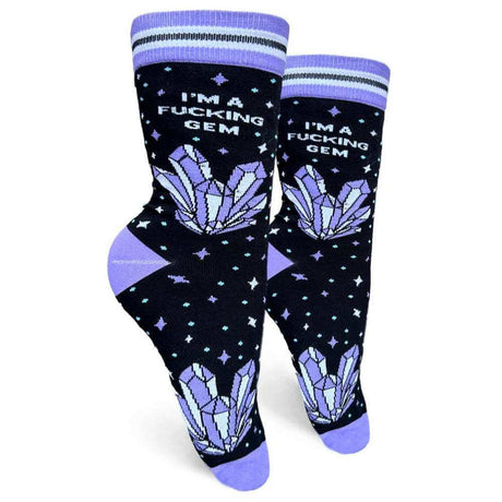 I'm A Fucking Gem Women's Socks - Funky Gifts NZ