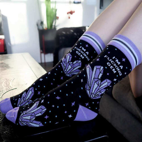 I'm A Fucking Gem Women's Socks - Funky Gifts NZ