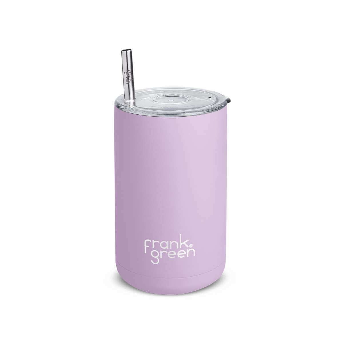 Iced Coffee Cup With Straw - Lilac Haze - Funky Gifts NZ