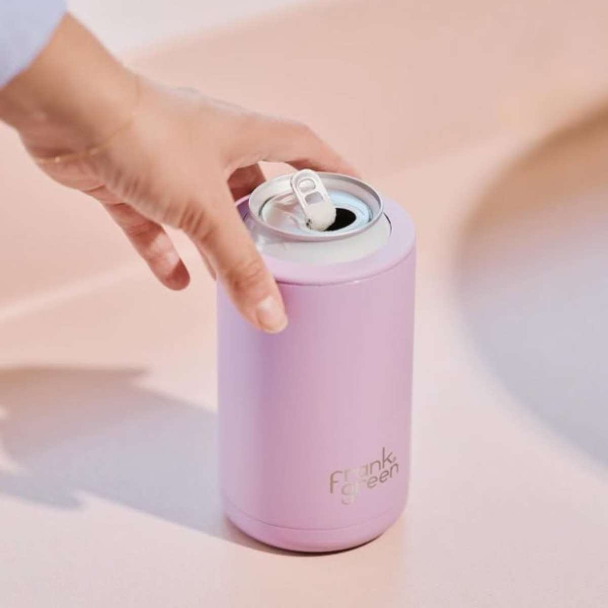 Iced Coffee Cup With Straw - Lilac Haze - Funky Gifts NZ