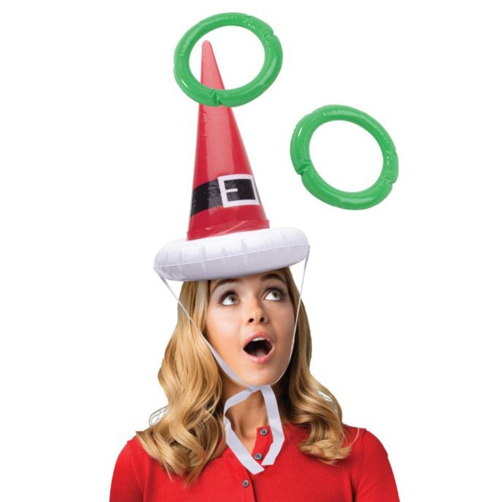 Inflatable Santa Hat Ring Toss Game - Funky Gifts NZ