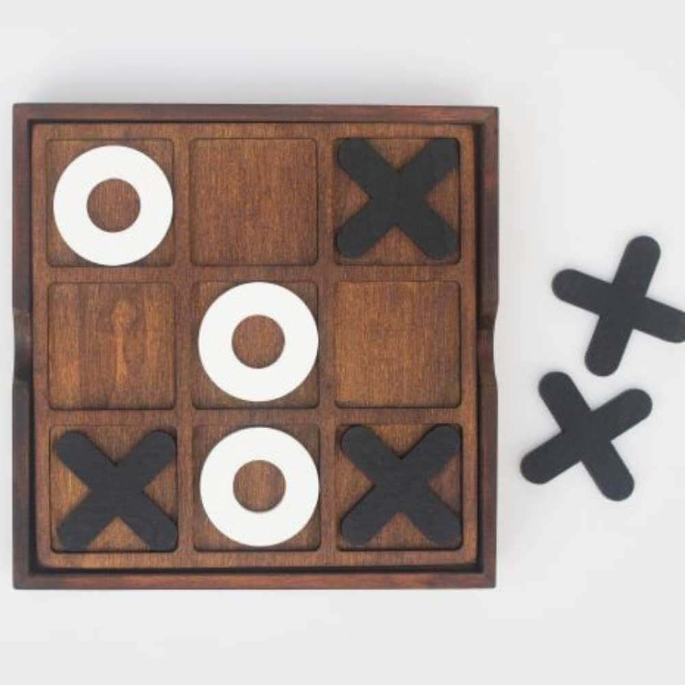 Tic Tac Toe Puzzle Board - Funky Gifts NZ