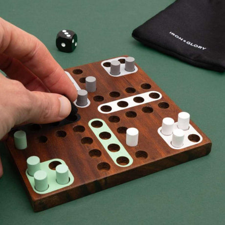Deluxe Wooden Ludo Game - Funky Gifts NZ
