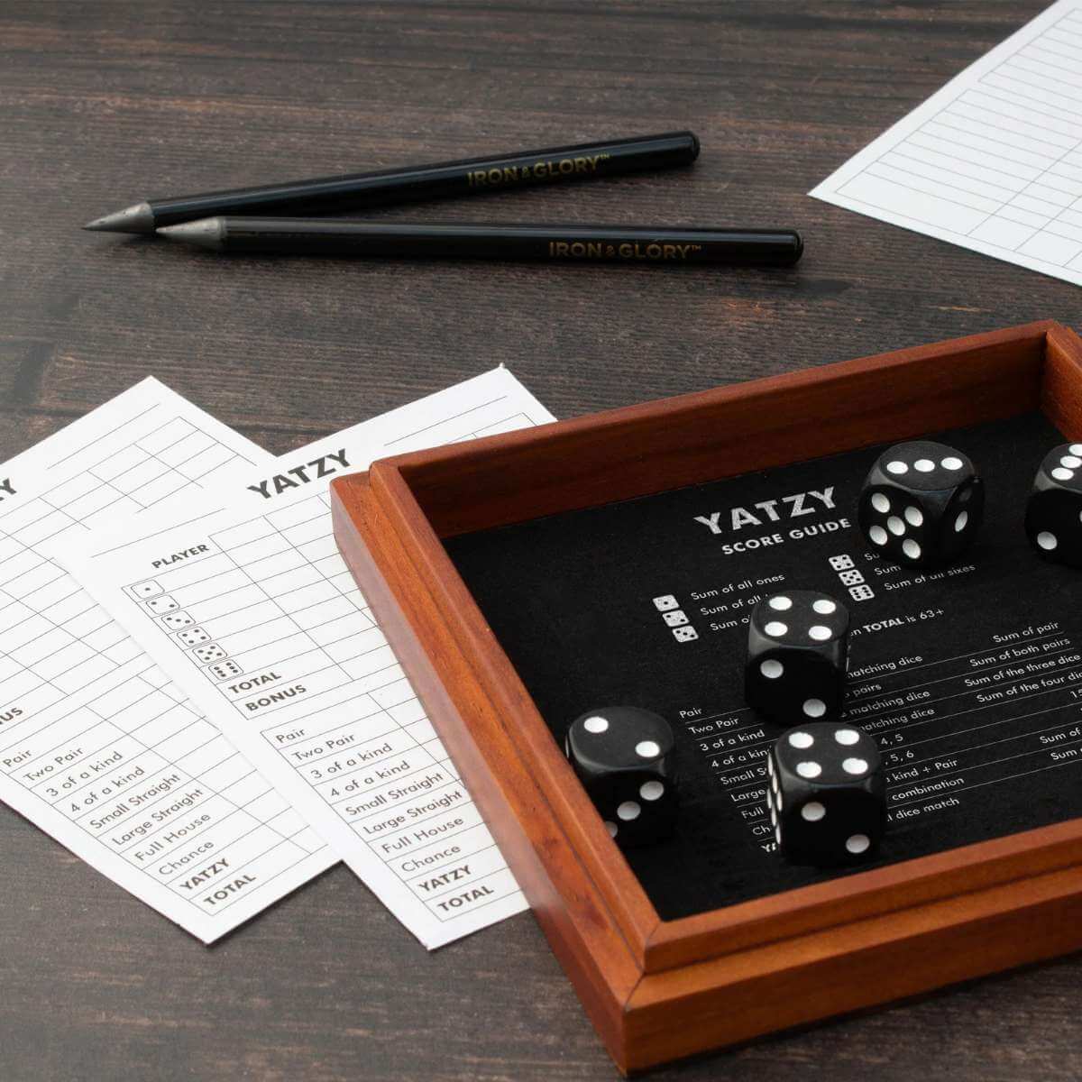 Deluxe Wooden Yatzy Game - Funky Gifts NZ