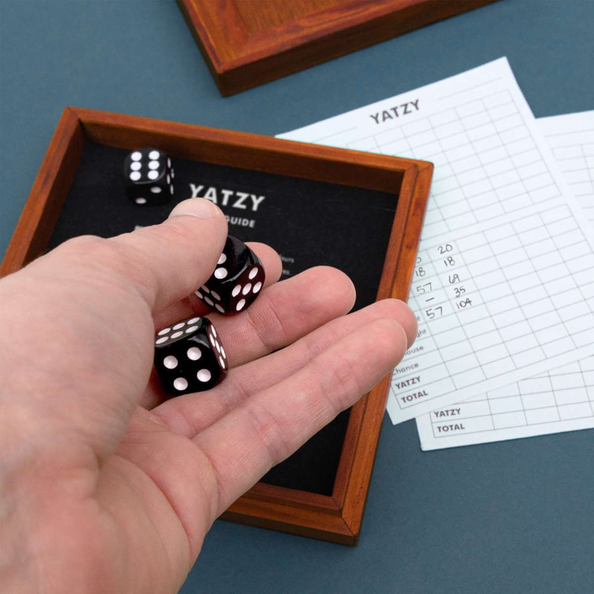 Deluxe Wooden Yatzy Game - Funky Gifts NZ