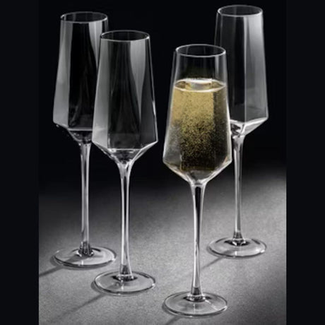 Jaxon Clear 4pk Champagne Glass - Funky Gifts NZ