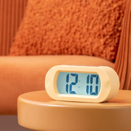 Karlsson Alarm Clock Gummy - Soft Yellow - Funky Gifts NZ