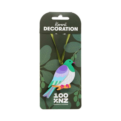 Kereru Wooden Decoration - Funky Gifts NZ
