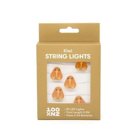 Kiwi LED String Of Lights - Funky Gifts NZ