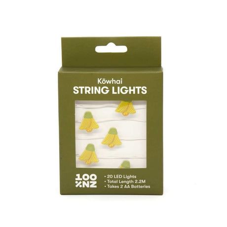 Kowhai LED String Of Lights - Funky Gifts NZ