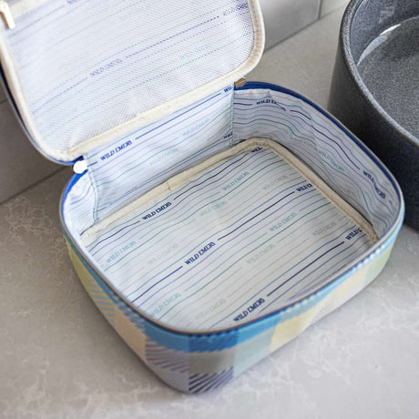 Wild Emery Large Blue Toiletry Bag - Funky Gifts NZ