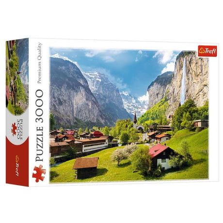 Trefl "3000" Puzzle - Lauterbrunnen, Switzerland - Funky Gifts NZ
