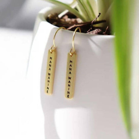 Little Taonga - Mana Wahine (Strong Woman) Earrings - Funky Gifts NZ