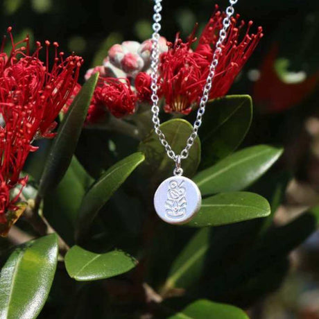 Little Taonga Round Tiki Necklace - Funky Gifts NZ
